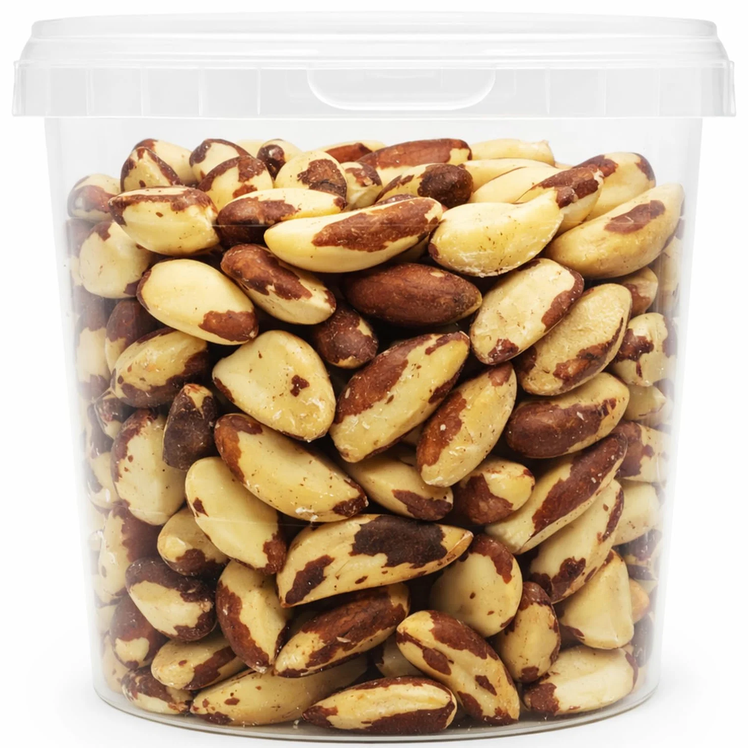 Oltresole, Noci del Brasile Crude Sgusciate 1 Kg, Frutta Secca Naturale Senza Sale, in Barattolo Richiudibile, Snack Salutare dal Gusto Burroso