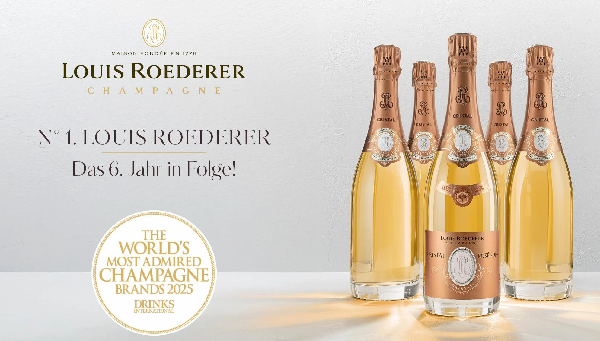 Louis Roederer Champagne CRISTAL 2015 12,5% Vol. 0,75l in Giftbox