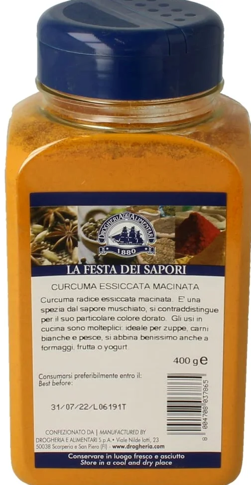 Drogheria E Alimentari Spa Curcuma Macinata Queen Victoria, 400g