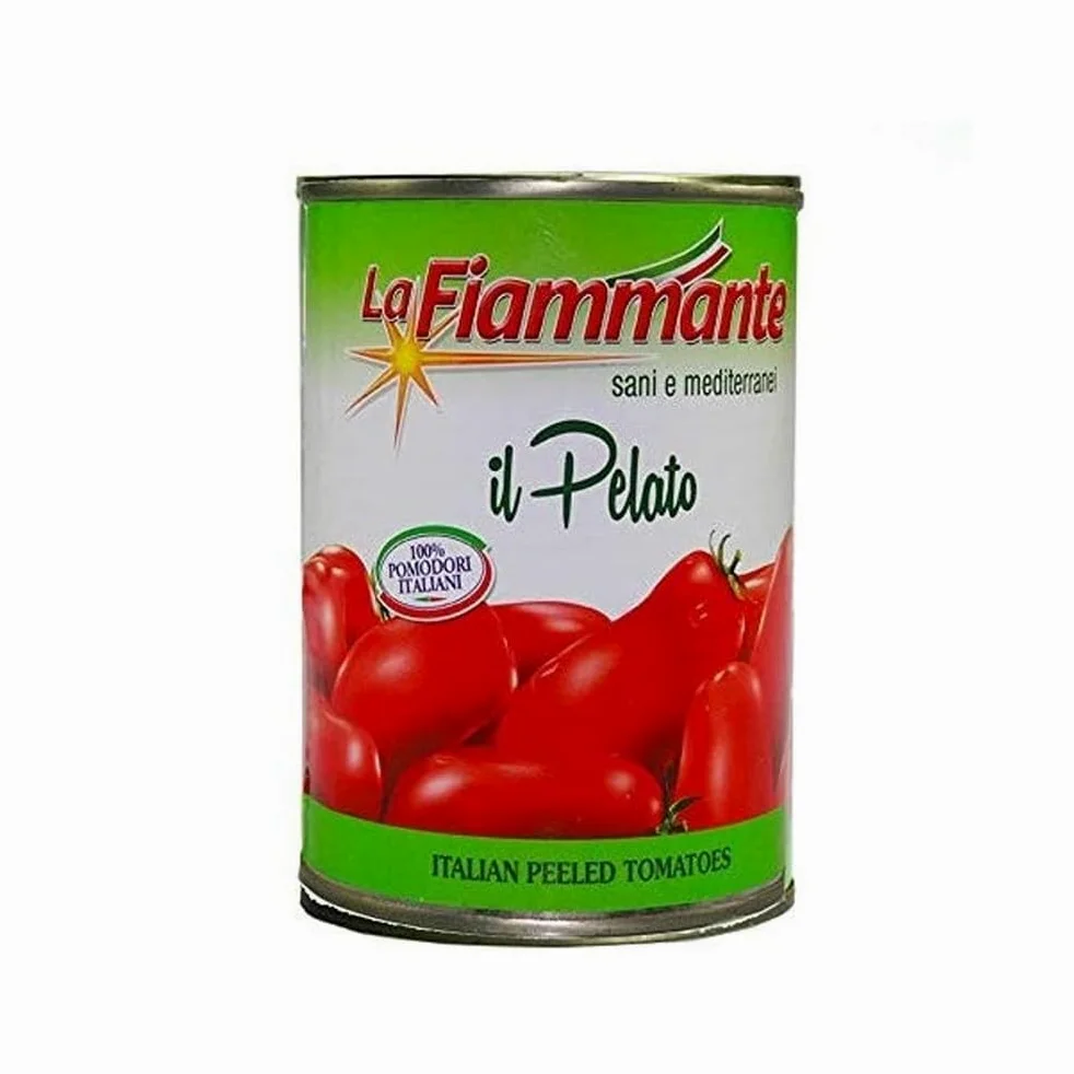 La Fiammante Pelati senza basilico 400 gr. - 24 Pezzi