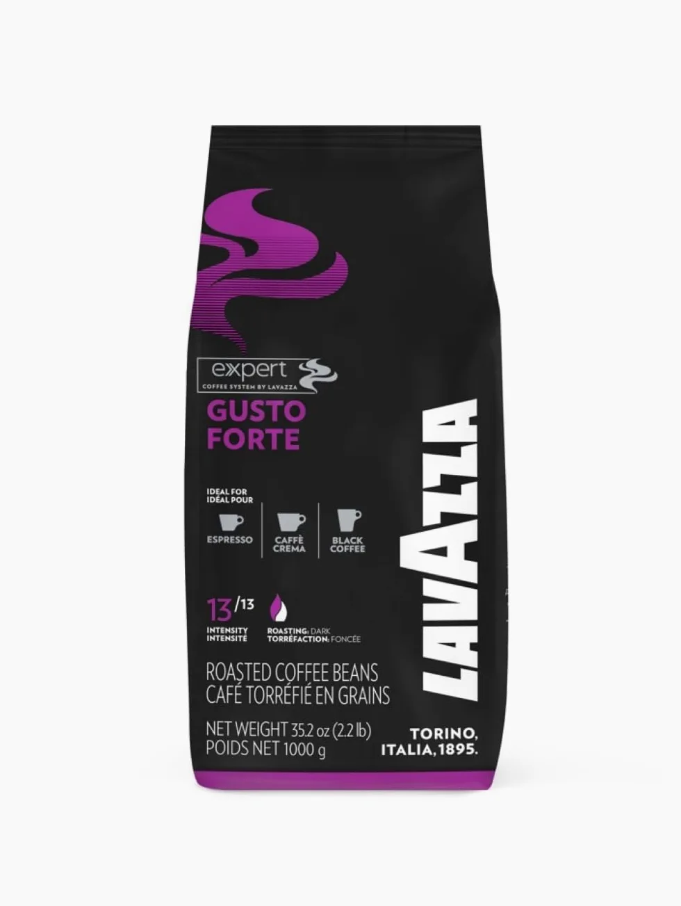6 KG ( 6 X 1 Kg ) CAFFE GRANI LAVAZZA GUSTO FORTE 1 Kg 1000 GRAMMI LINEA VENDING DISTRIBUTORI AUTOMATICI GROUND COFFEE BEANS