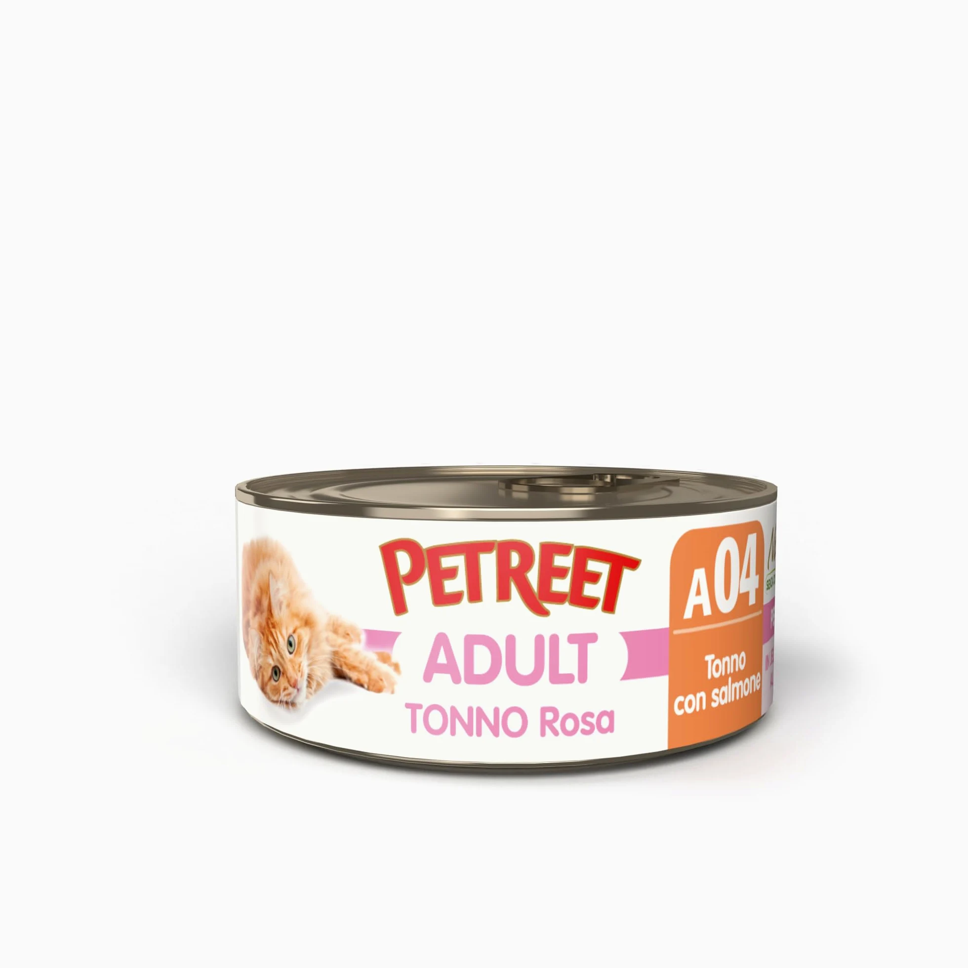 Petreet Natura Tonno Rosa Salmone - Confez. da 48 Pezzi x 70 gr