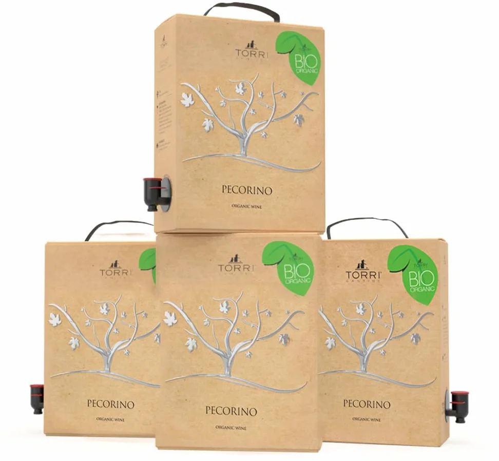Confezione Risparmio 4x Bag in Box 3L – Pecorino o Passerina – 12L di Vino Bianco (Pecorino)
