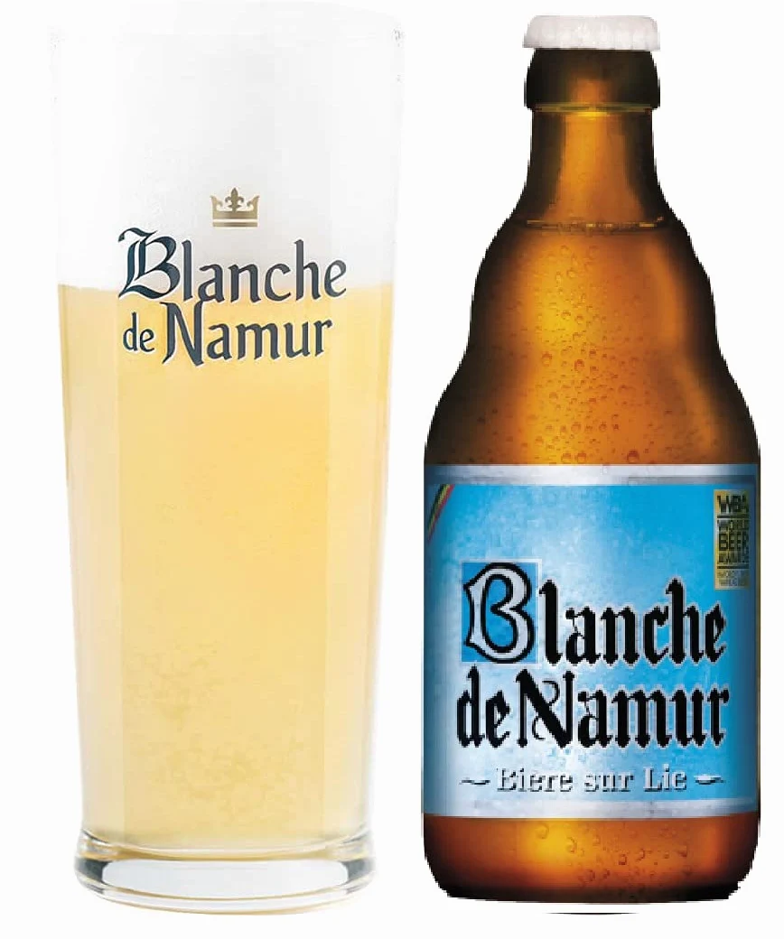 Blanche de Namur 48 Bottiglie Birra 33 cl Belgio Luppolo Malto Birra Bianca, Birra Blanche de Namur 48 Bottiglie - 15,84 Litri