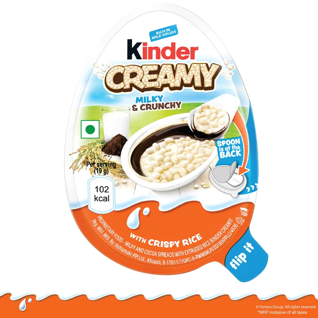 Kinder Creamy Milky & Crunchy (24 pezzi)