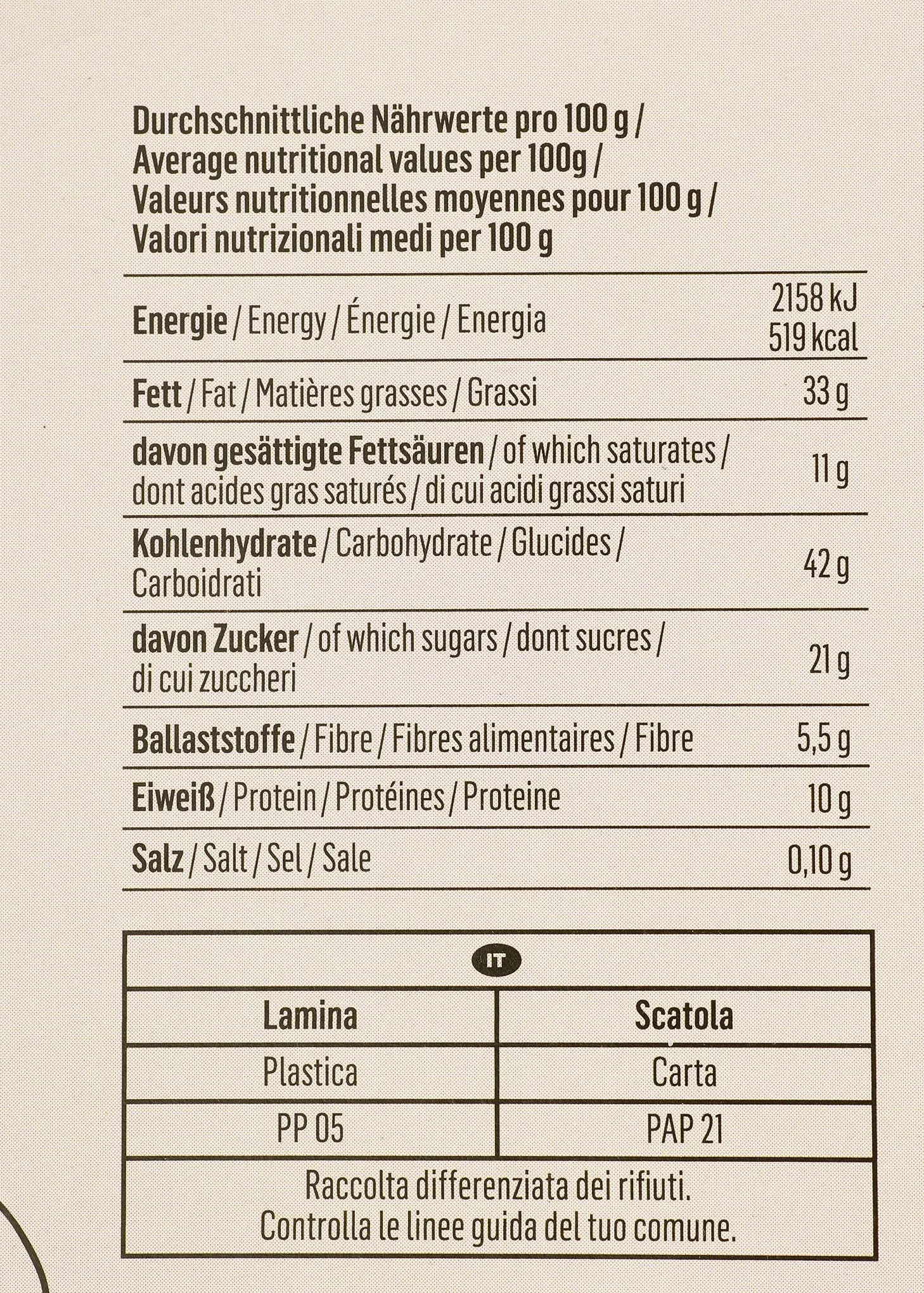 KoRo - Biscotto al pistacchio bio | 12 x 50 g - senza glutine e vegan - con cioccolato bianco, anacardi e pistacchi - qualità bio