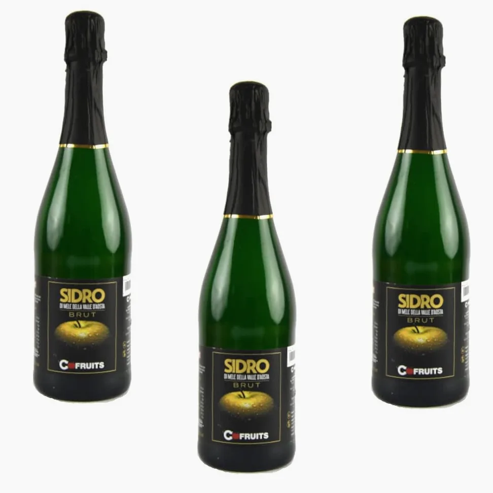 Sidro di Mele 75cl Valle d'Aosta speciale 3 bottiglie gradazione alcolica 5%