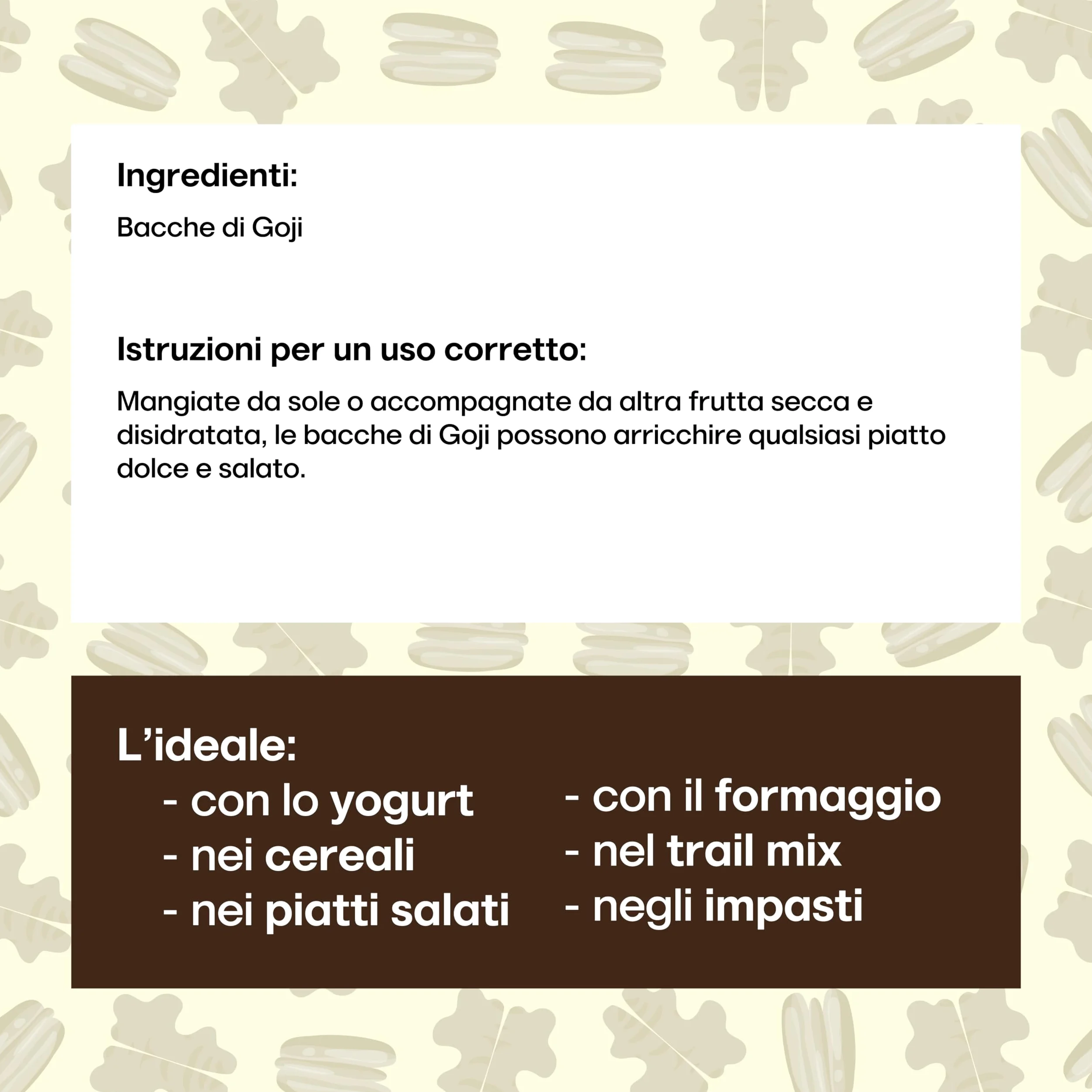 Il Contadino - Antichi Sapori | BACCHE DI GOJI | Confezione Salva Freschezza, Frutta Disidratata di Qualità Premium, No Conservanti e Coloranti, Al Naturale, Senza Zuccheri Aggiunti (1 Kg)