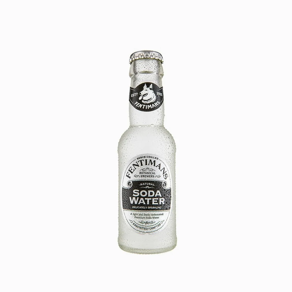 Fentimans Soda Water, 200 ml, 24 Pezzi