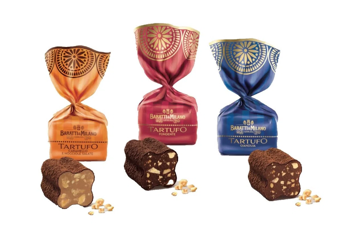 BARATTI & MILANO - TARTUFI ASSORTITI IN VARI GUSTI - BUSTA DA 500g