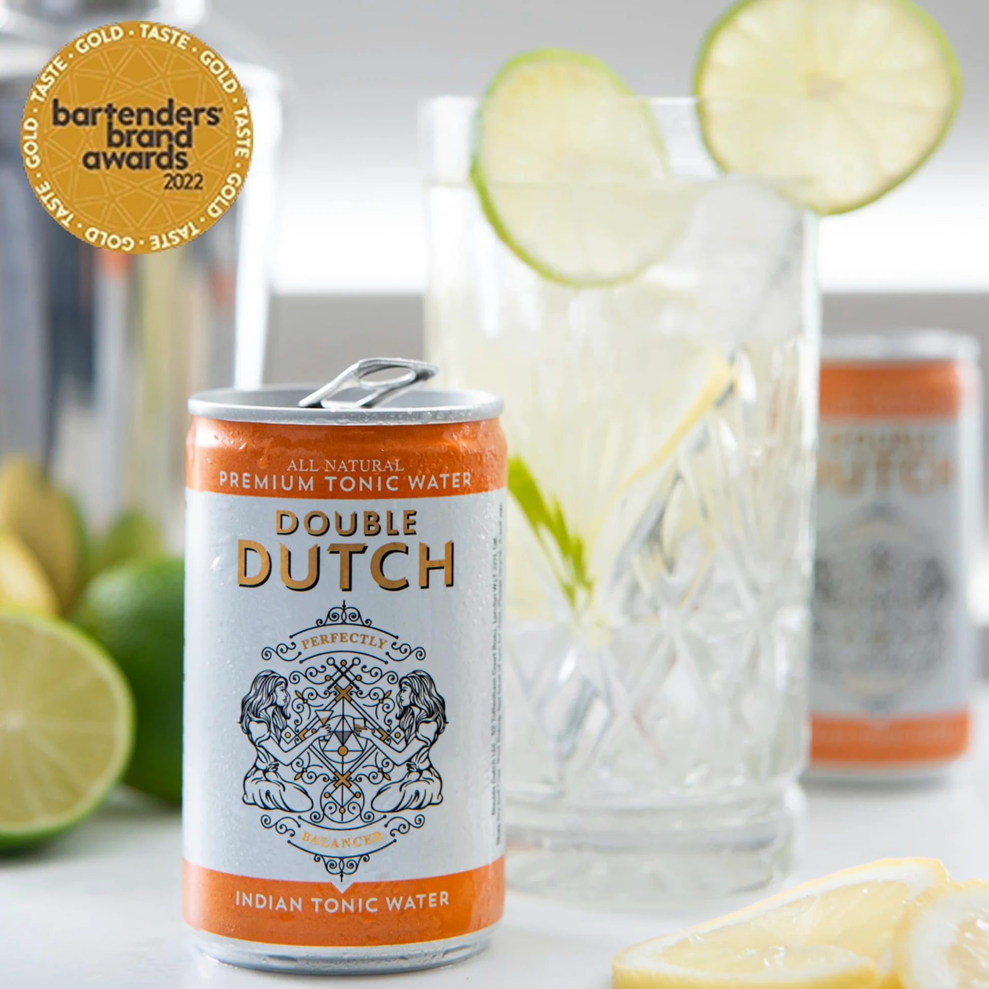 DOUBLE DUTCH Indian Tonic Water - 0,15L x 24 LATTINE