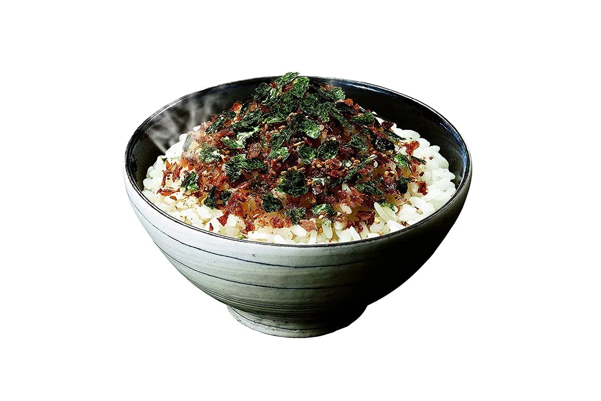 Furikake Condimento giapponese da cospargere per riso e bento, - hon -katsuo bonite essiccato - 2,5 g x 10 - fatto in Giappone