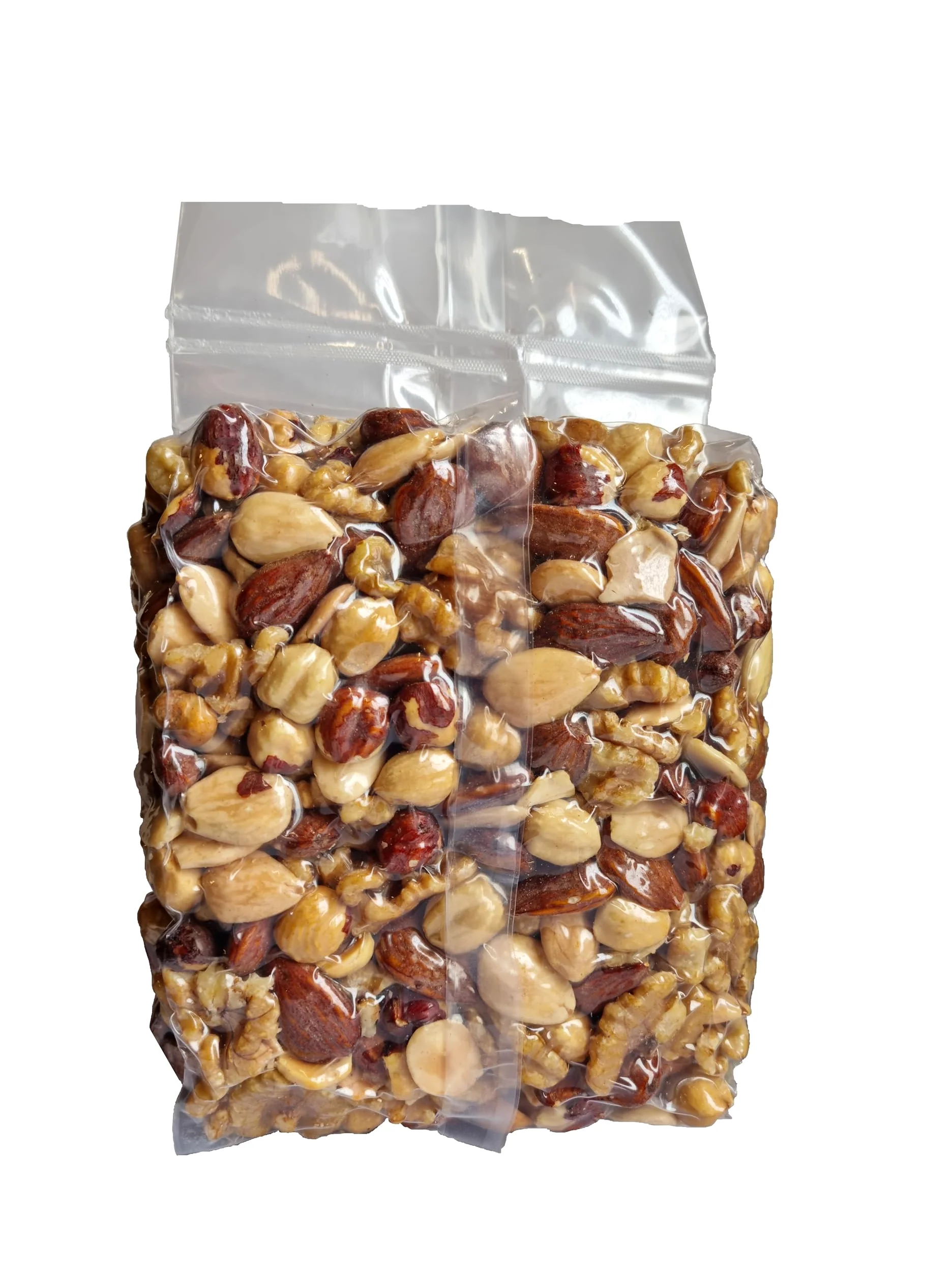 Mix Frutta Secca Sgusciata Siciliana - Mandorle Tostate, Mandorle Tostate Pelate, Nocciole Tostate e Noci - Fonte di Vitamine e Fibre Senza Glutine (1kg)
