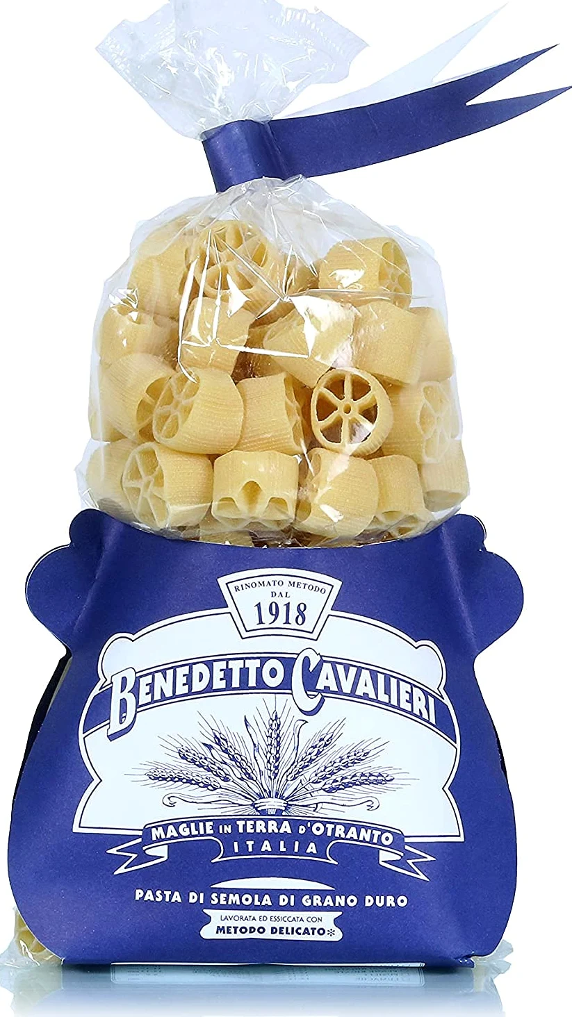 BOX DEGUSTAZIONE LU SOLE PASTA CAVALIERI SPAGHETTONI - RUOTE PAZZE - RIGATONI - MEZZE MANICHE - LINGUINE - FUSILLI PASTA DI SEMOLA DI GRANO DURO - PRODOTTO ARTIGIANALE MADE IN SALENTO (6 X 500gr)