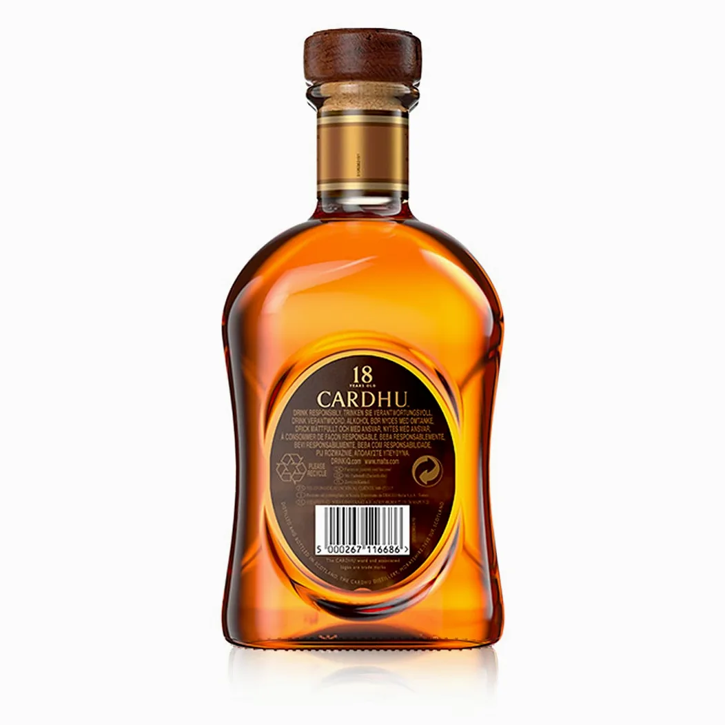 Cardhu 18 Yo Single Malt Scotch Whisky - 700 ml
