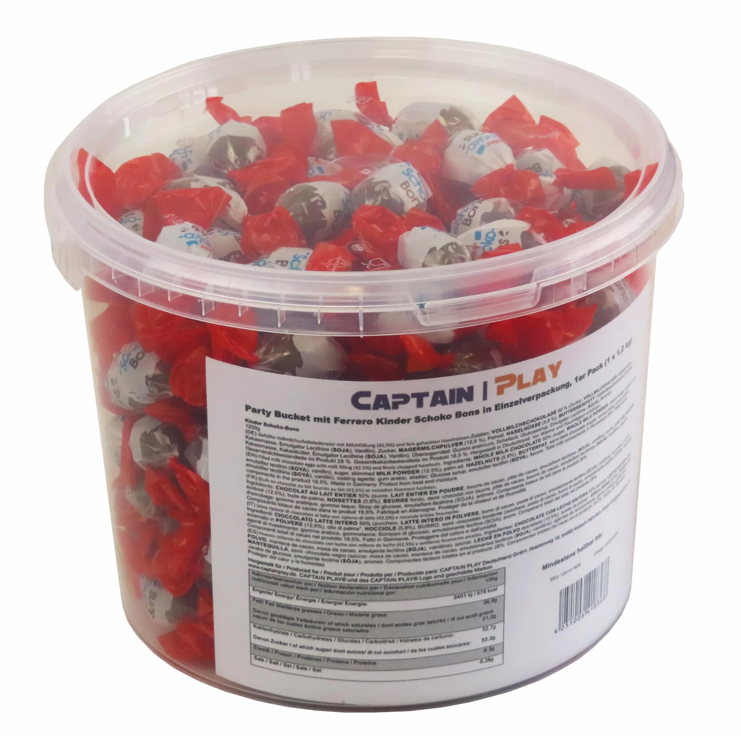 Party Bucket con Kinder Schoko-Bons 1,2kg