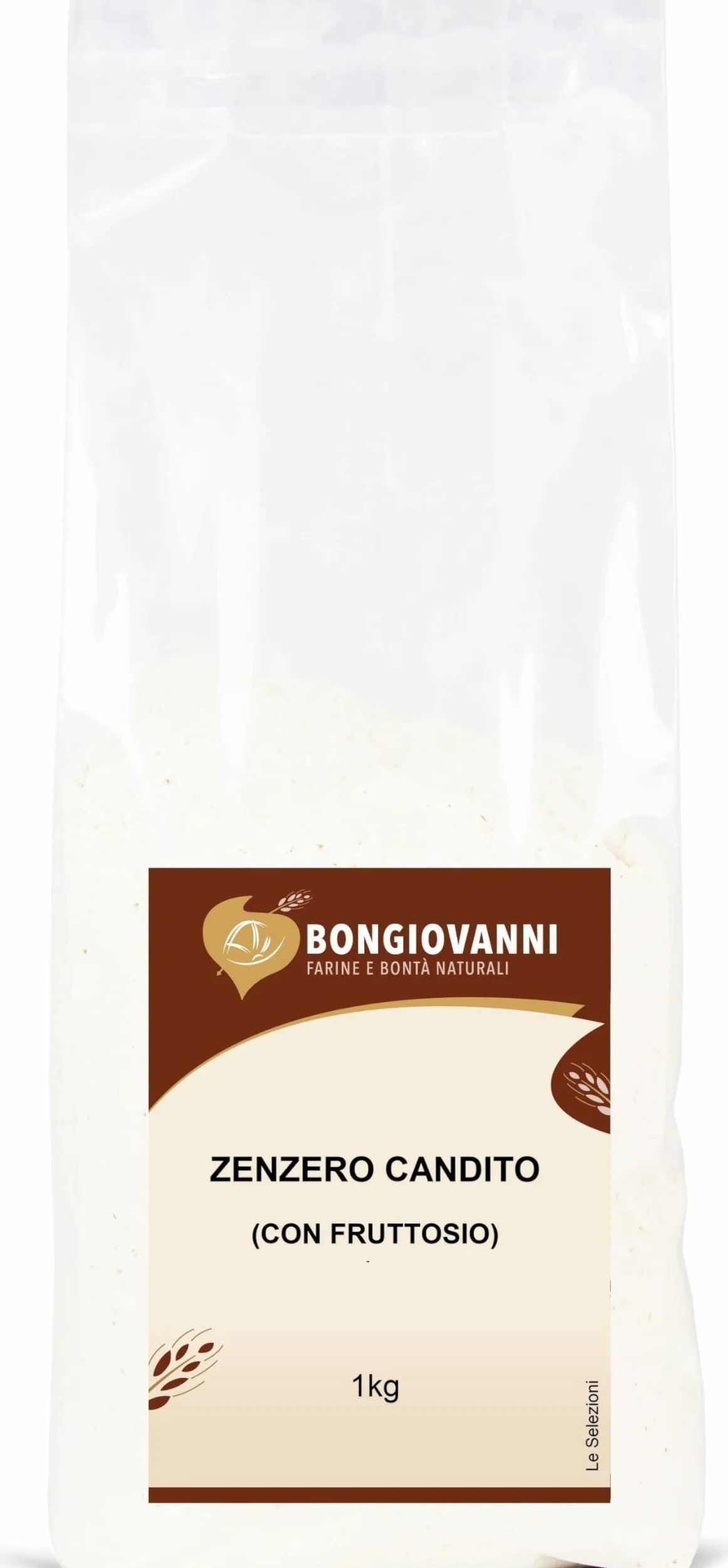 BONGIOVANNI FARINE E BONTA' NATURALI Zenzero Disidratato Al Naturale (candito Con Fruttosio) Kg