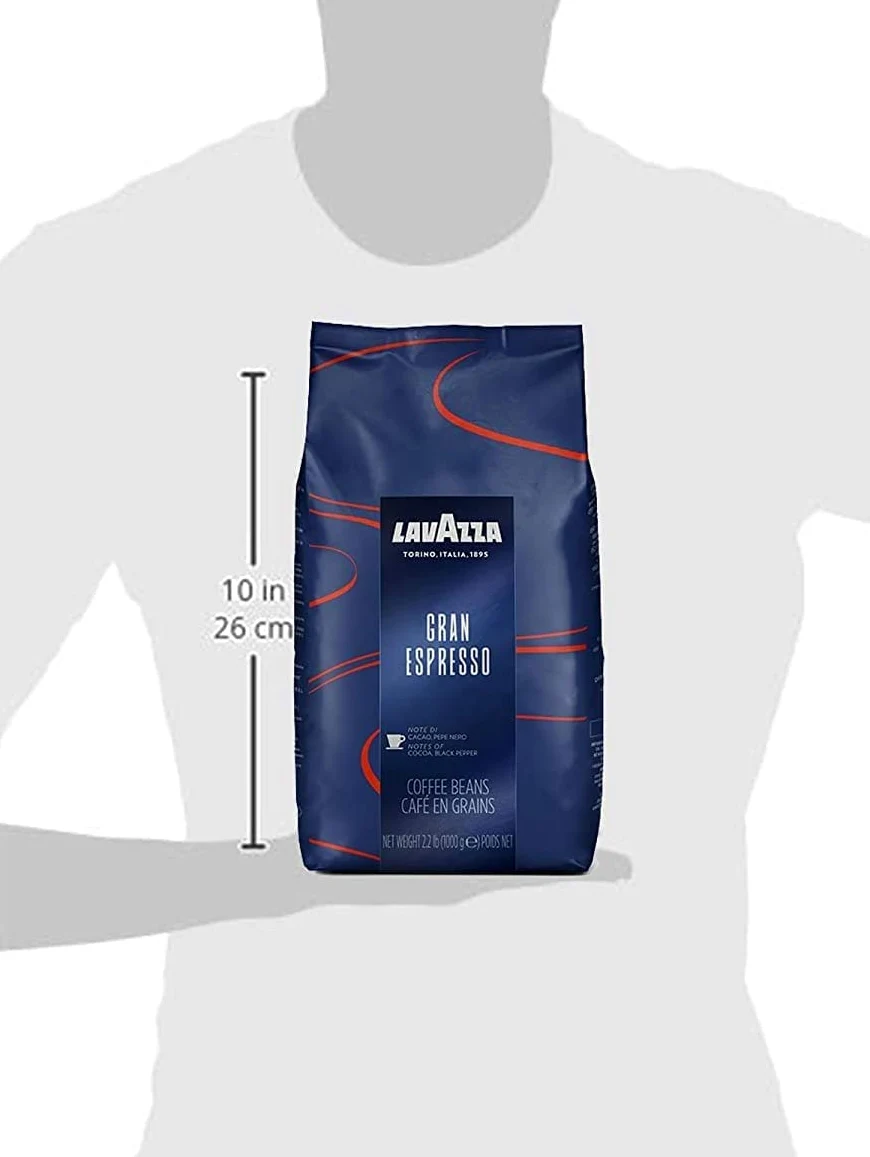 Lavazza Espresso Gran Espresso, Caffè in Grani, 6x 1000g