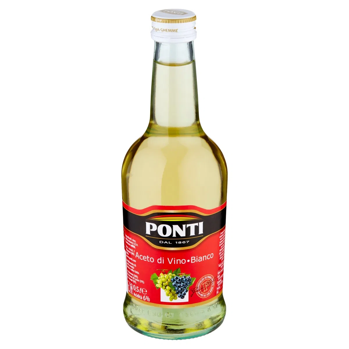Ponti - Aceto di Vino Bianco - 500 ml