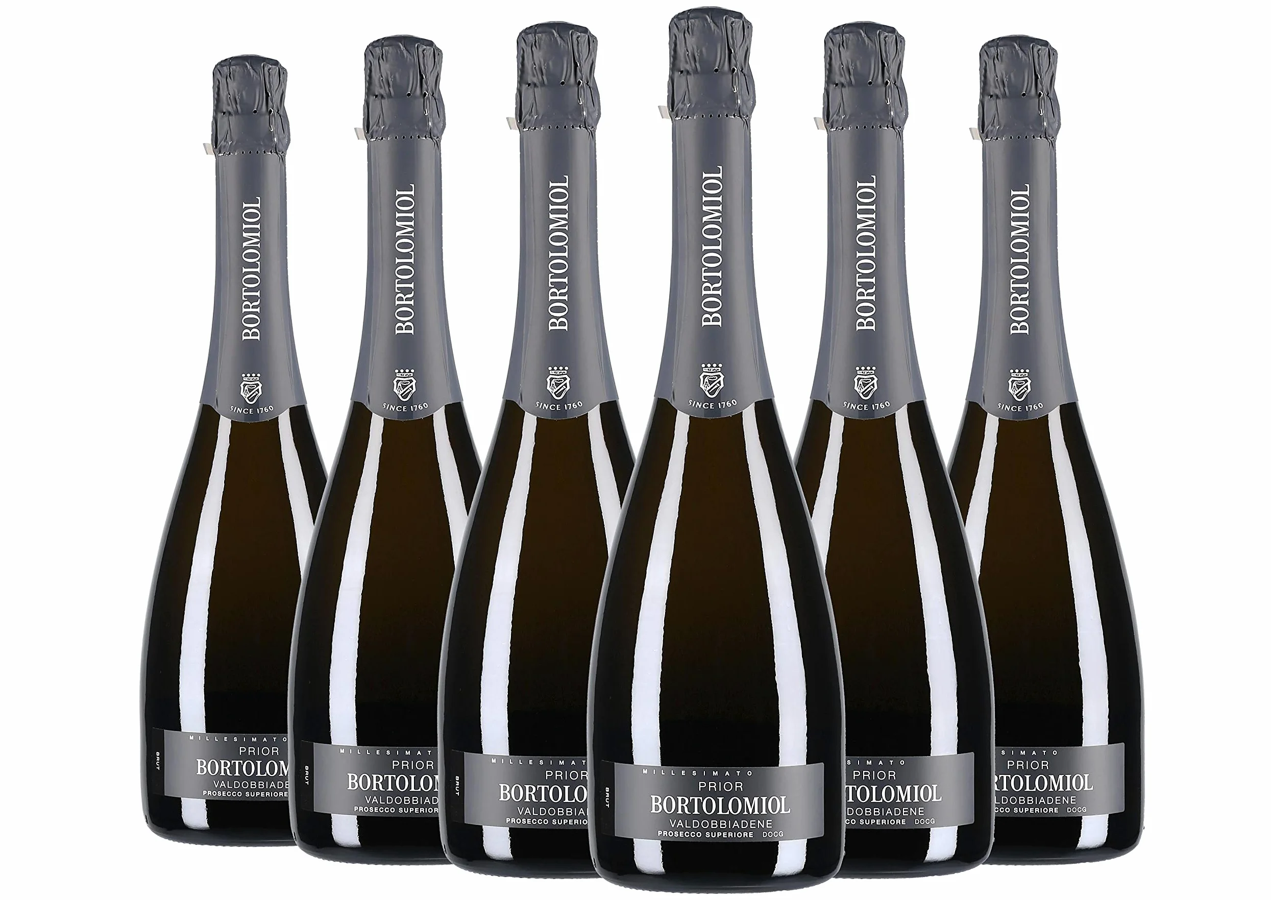 Valdobbiadene Prosecco Superiore Brut DOCG Prior Bortolomiol 2019 0,75 L box da 6 bottiglie