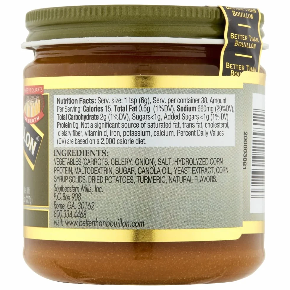 Better Than Bouillon - vegetariano nessuna Base di pollo - 8 oz.