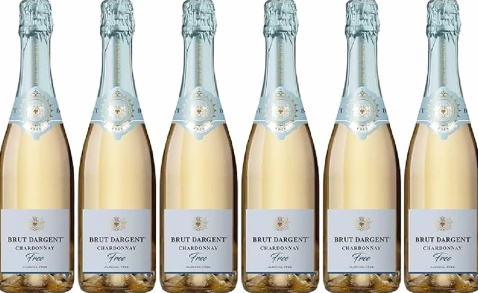 Brut Dargent Free Chardonnay - Vino Bianco Frizzante Senza Alcol - Francia (6 x 0,75 L)