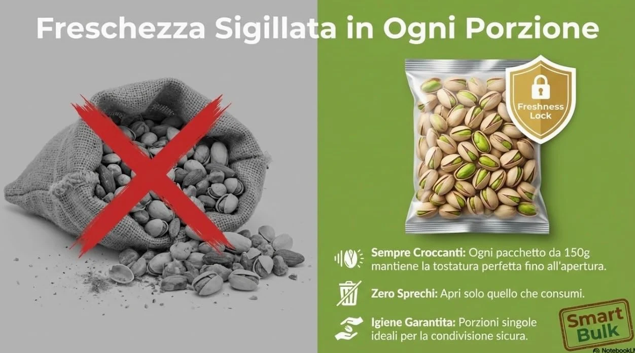 Auriemma Pistacchi Salati Tostati 150g | Frutta Secca Croccante e Naturale | Snack Salato Ricco di Fibre per Aperitivi, Lavoro o Sport