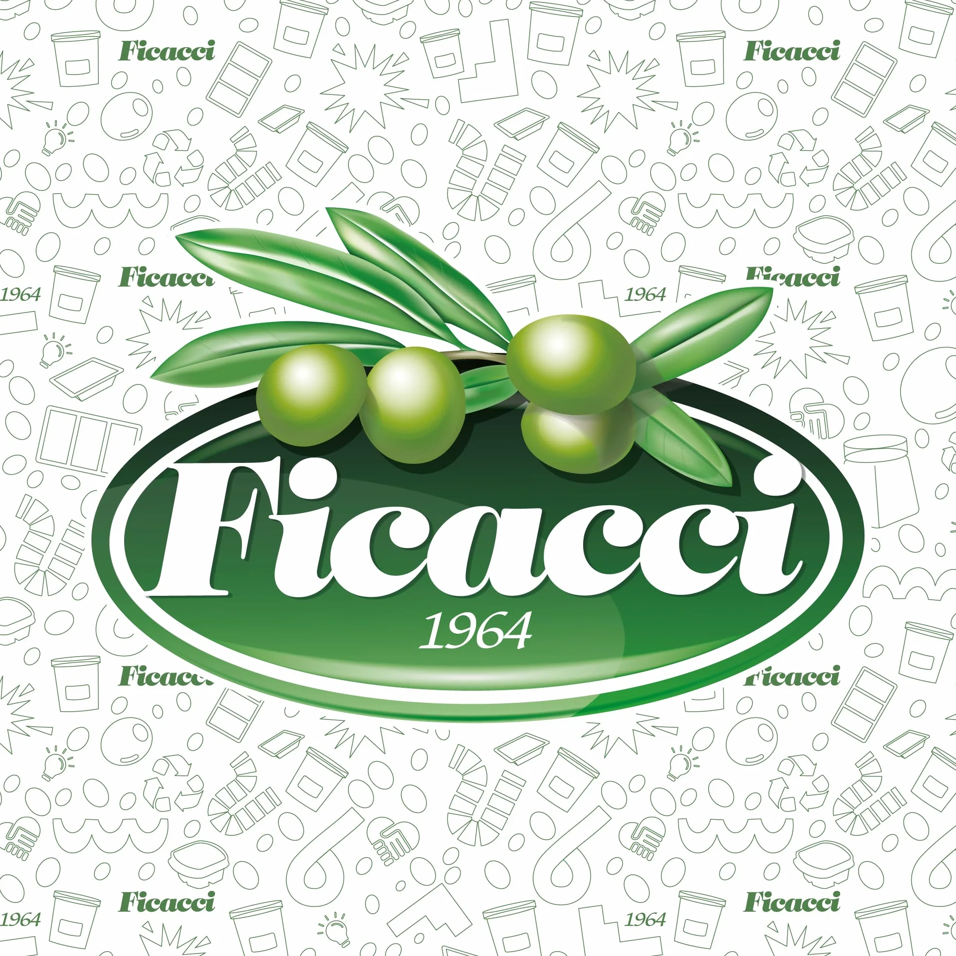 Ficacci - Olive Nere Kalamata Denocciolate 3Kg