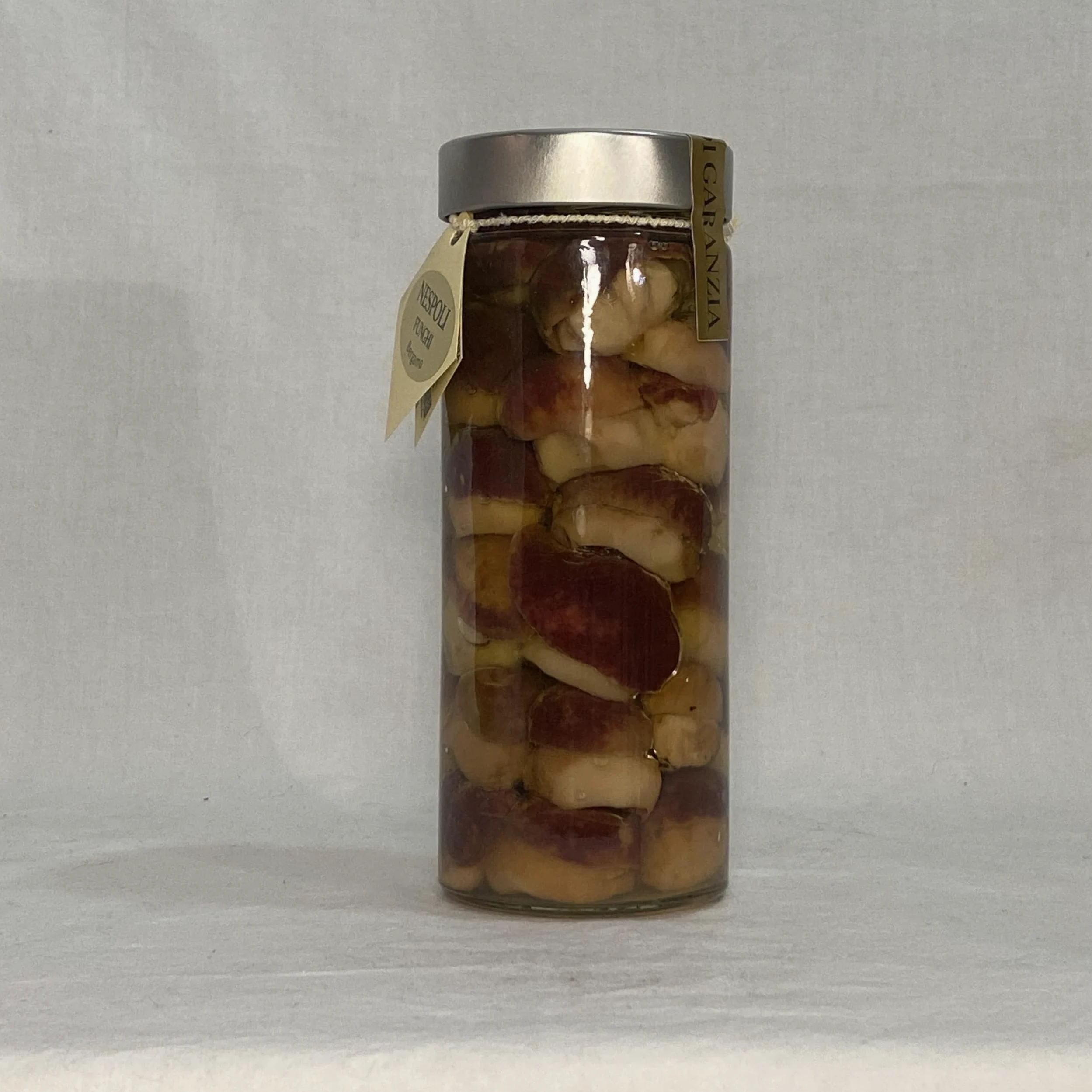 Funghi porcini testa nera INTERI MICRO sott'olio di oliva da gr 550 - Nespoli funghi