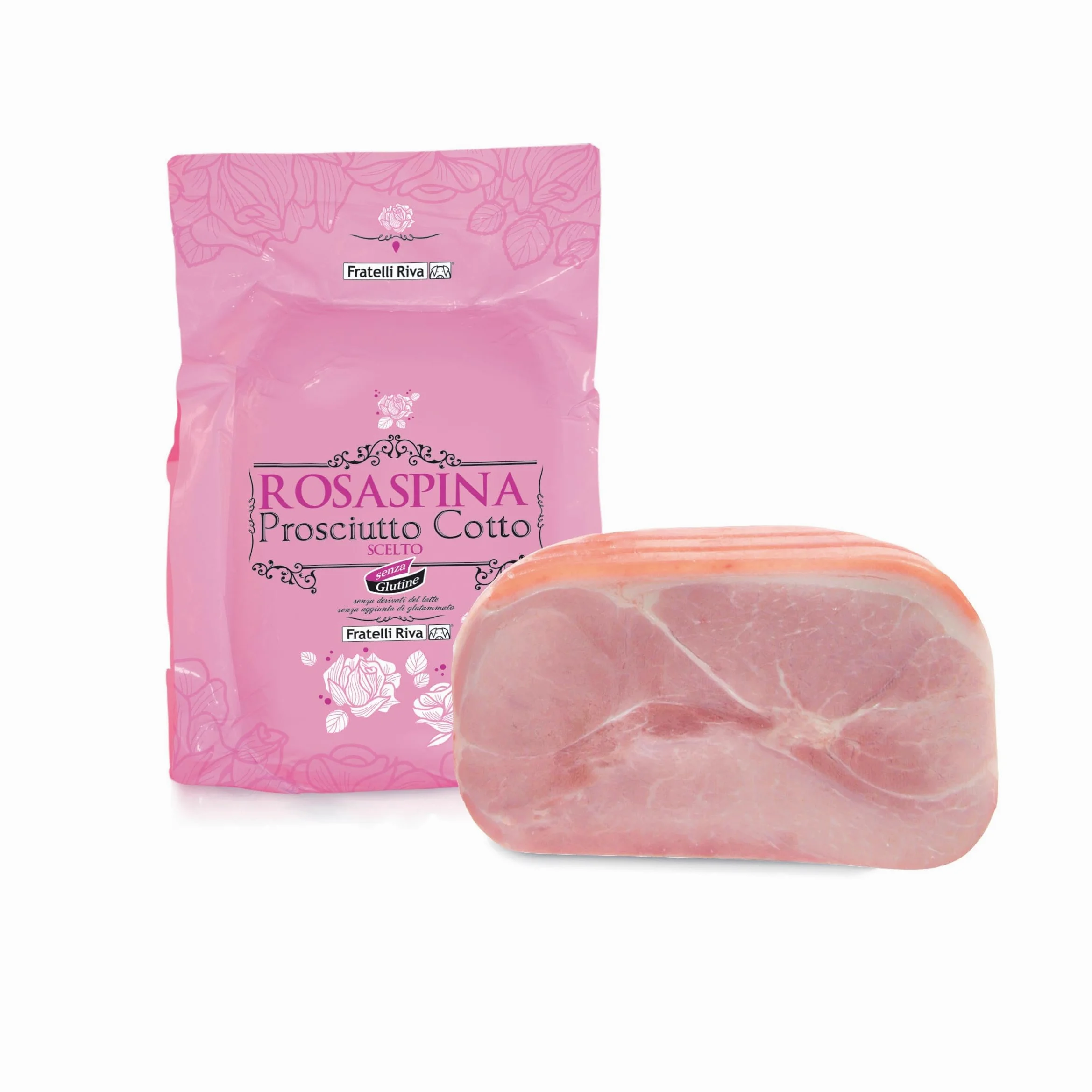 Prosciutto Cotto Rosaspina 3,8 kg – Alta Qualità, Delicato e Morbido – Ideale per Gastronomia, Panini e Ristorazione