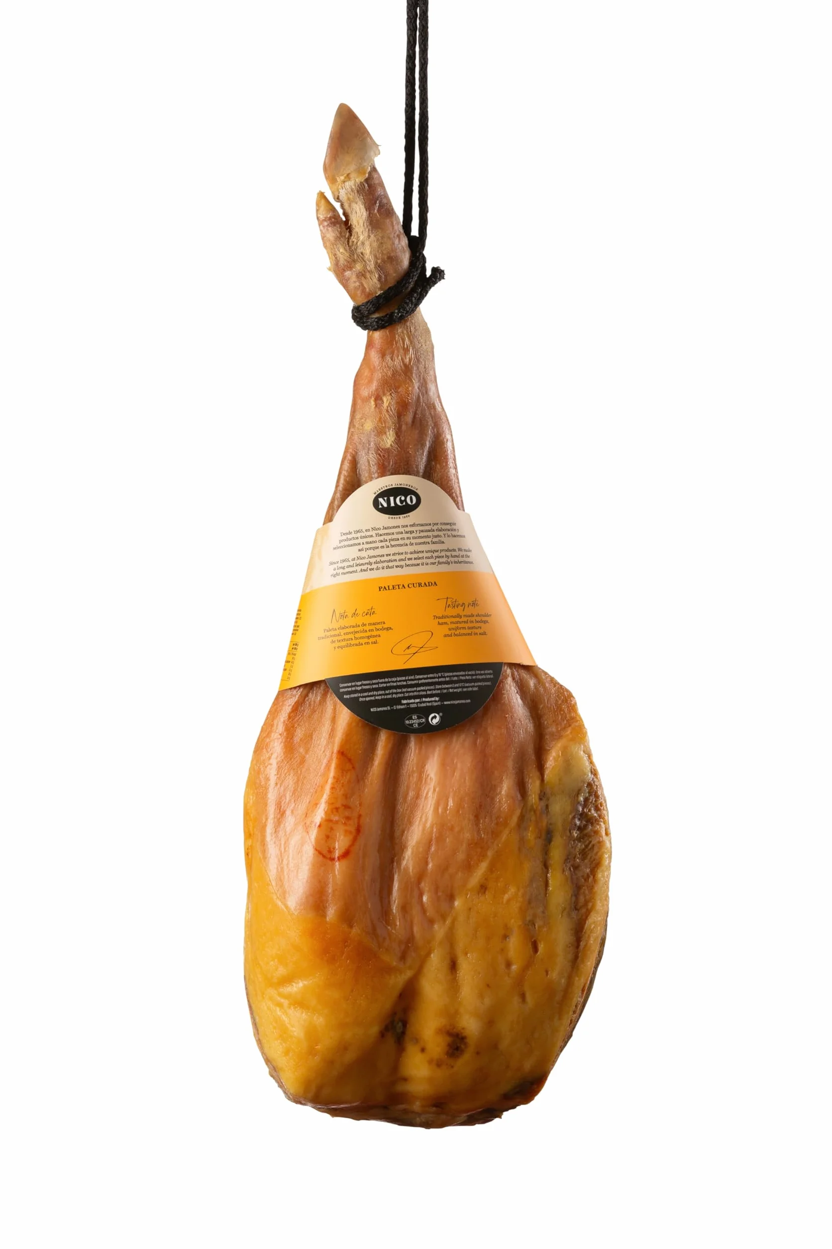 Prosciutto Spagnolo (Spalla) NICO + Porta Prosciutto + Coltello 4,5 kg