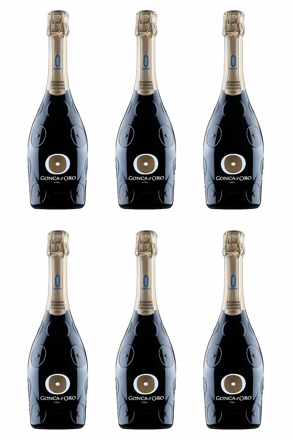Prosecco Superiore DOSAGGIO ZERO Conca D'Oro Valdobbiadene DOCG | cartone da 6 bottiglie | 750ml - 11,5% Vol