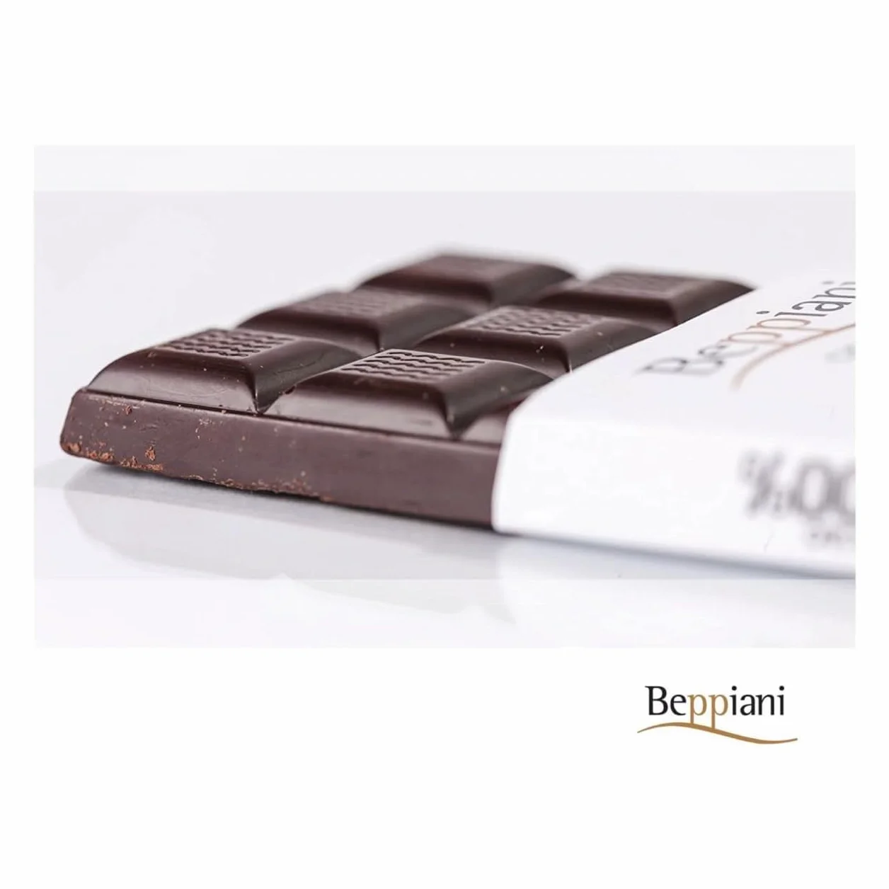 Beppiani 100% Massa di Cacao, Cioccolato Artigianale, vegana, senza zucchero, ricca di antiossidanti, per diete bilanciate – Made in Italy set (7 Tav. Classica)