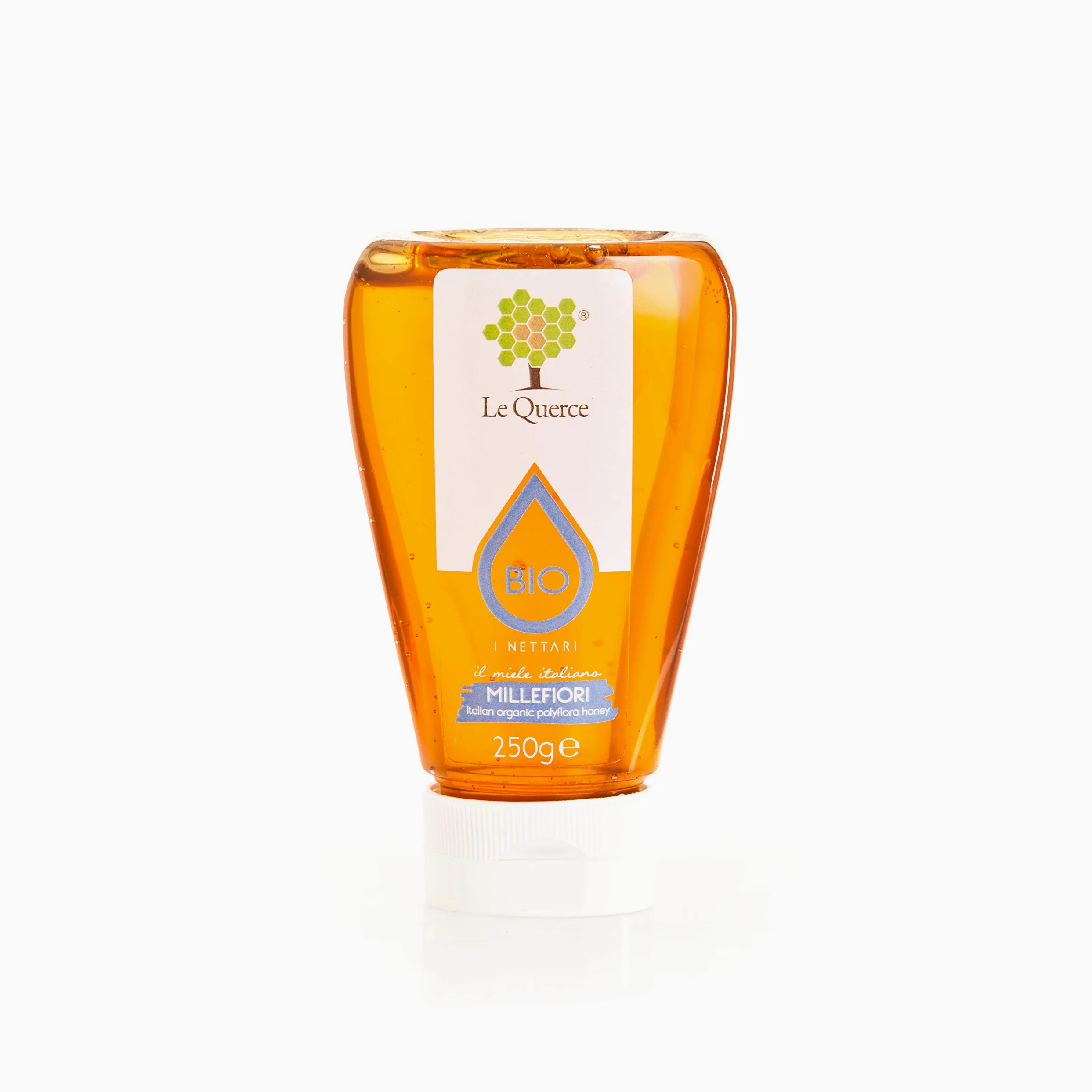 Le Querce - Miele Millefiori Biologico Italiano squeezer 250 g
