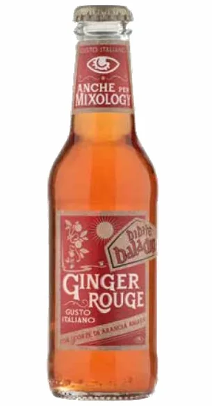 Zeus Party 6 Bottigliette di Ginger Rouge 200ml Bibite Baladin con Scorze D' Arancia Amara