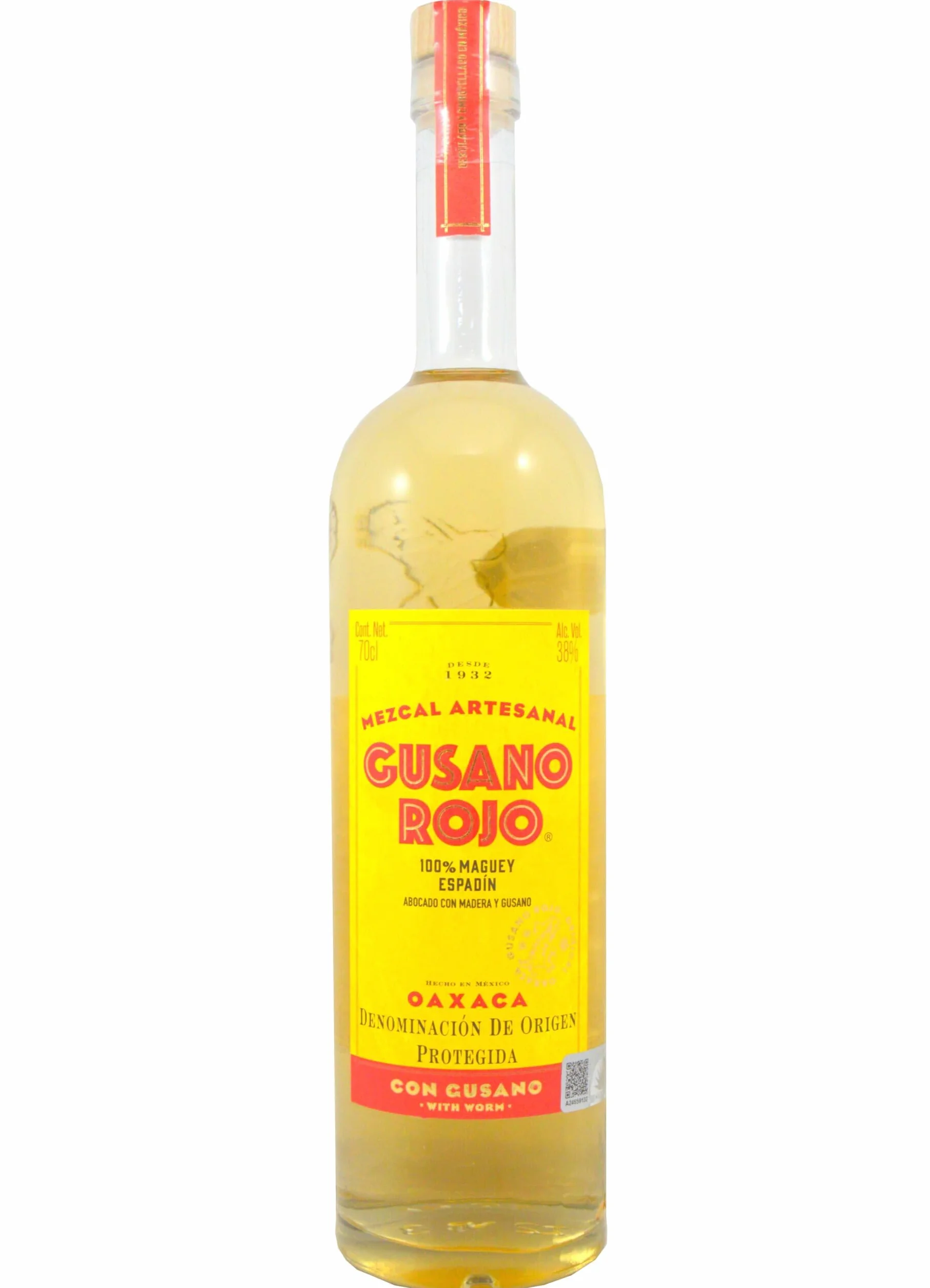 Gusano Rojo Mezcal Tequila, 700 ml