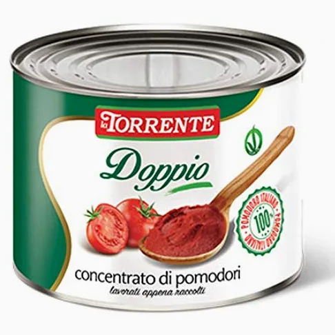 Doppio concentrato di pomodoro da 2550g - La Torrente - Cartone da 6 Pezzi