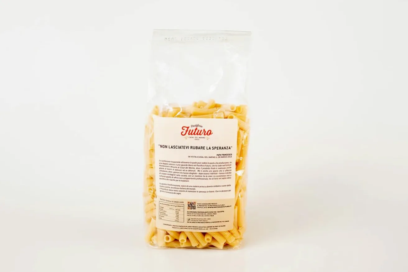 15 x 500 g - Sedanini Rigati - Pasta di Grano Duro - Prodotta da IDM Casal Del Marmo - Prodotta nel Lazio - Pacco da 500 g - Pastificio Futuro