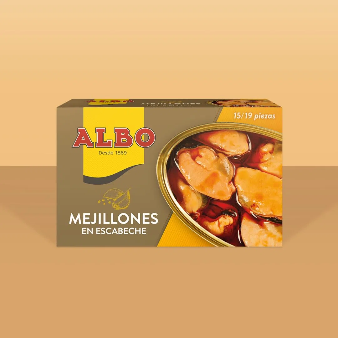 Mejillones en Escabeche Albo 72g 10/14 piezas