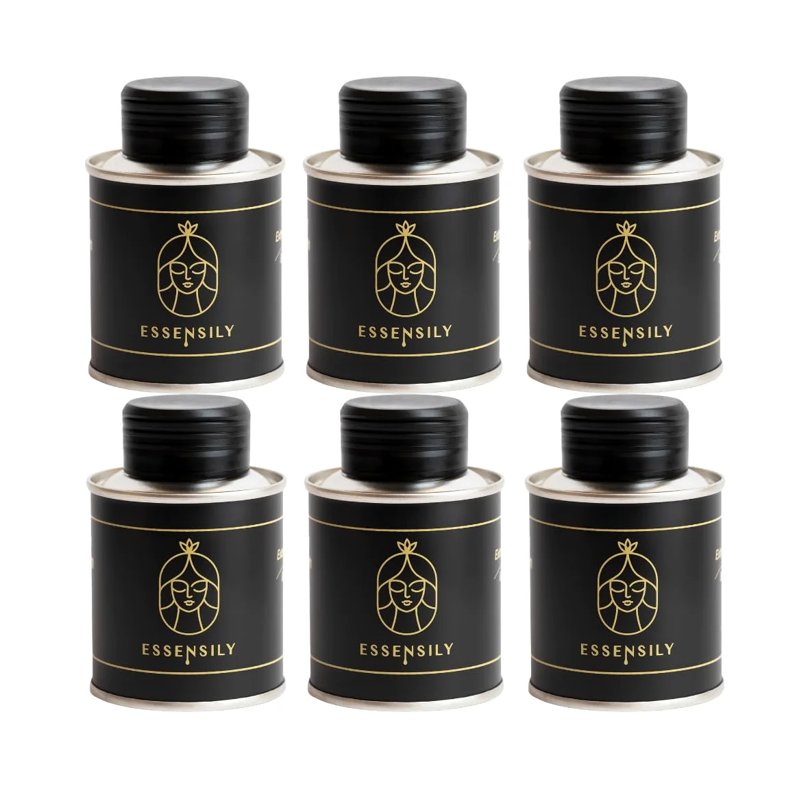 Olio Extravergine di Oliva 100 ml – Mini Bottiglia – Bomboniere e Regali Aziendali – Essensily (6 Pezzi)