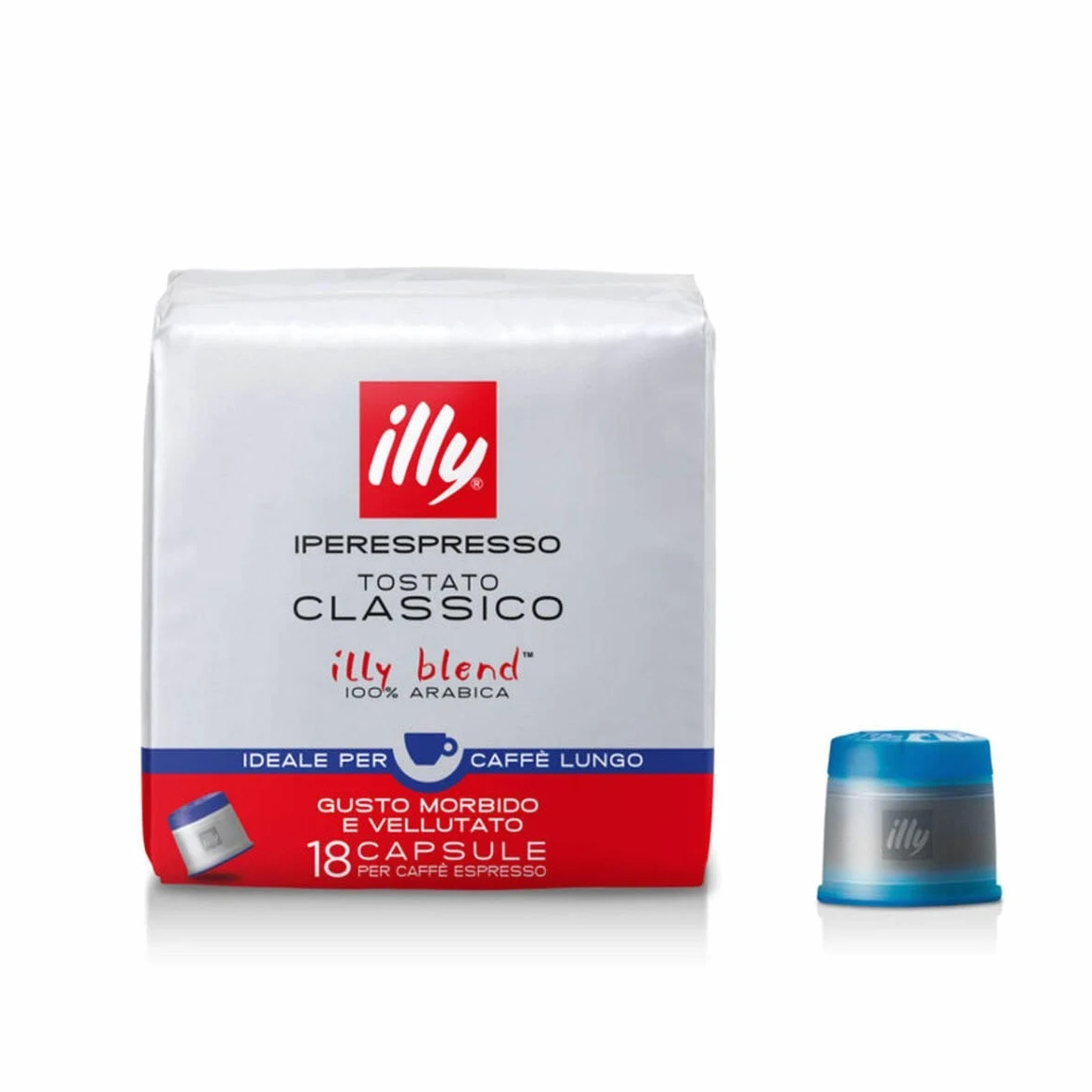 108 Capsule Caffe' Illy Iperespresso Espresso Lungo
