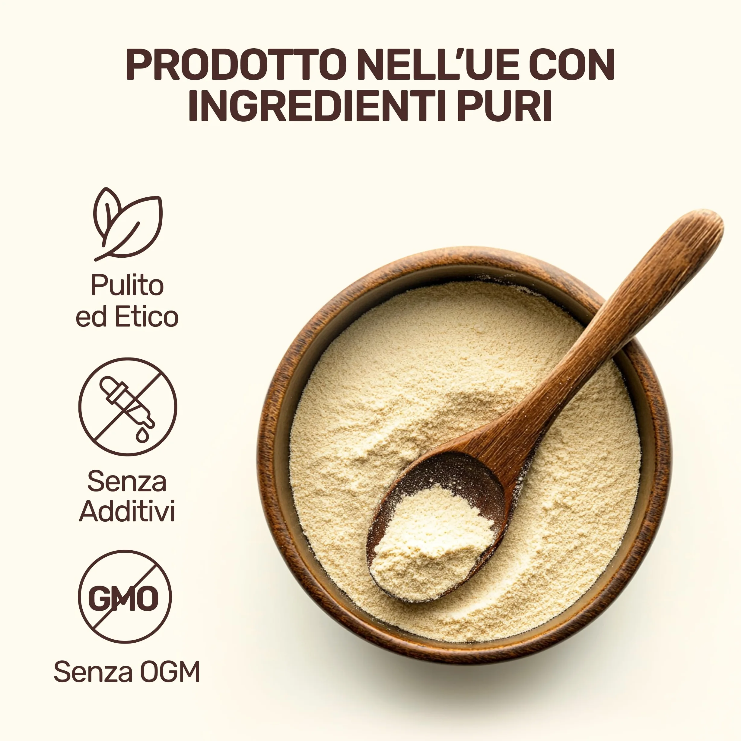 EASY YUMMY - Brodo di Pollo in Polvere (300 g), 100% Brodo di Pollo senza Additivi