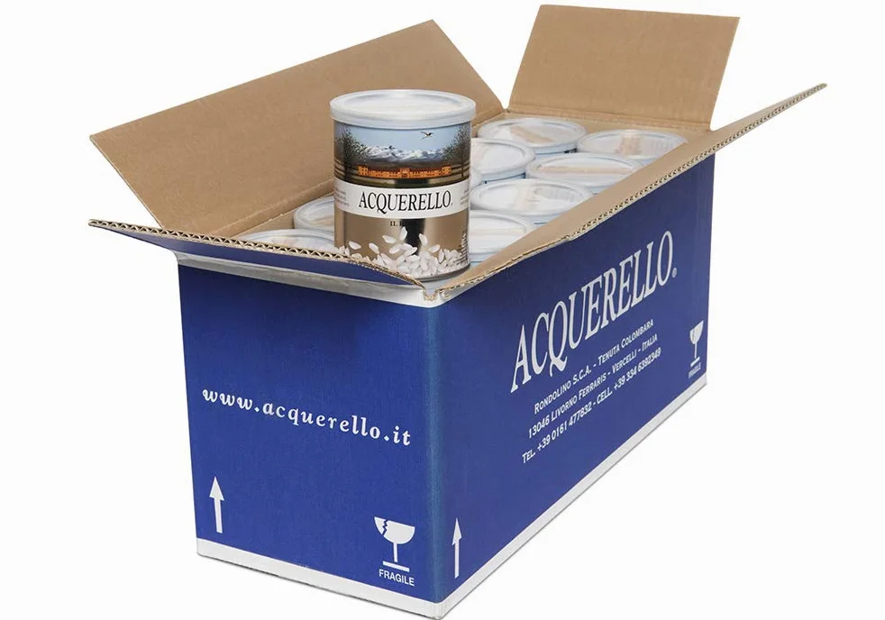 Riso Acquerello invecchiato 1 anno - 20 lattine da 250 grammi [5 kg]