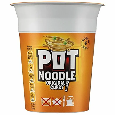 Original Curry Pot Noodle (Pack of 12)