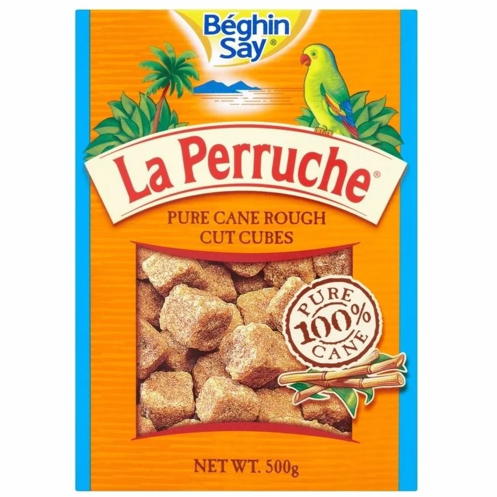 Beghin Say La Perruche Puro Di Canna Da Cubetti Di Taglio Grezzo (500g) (Confezione da 6)