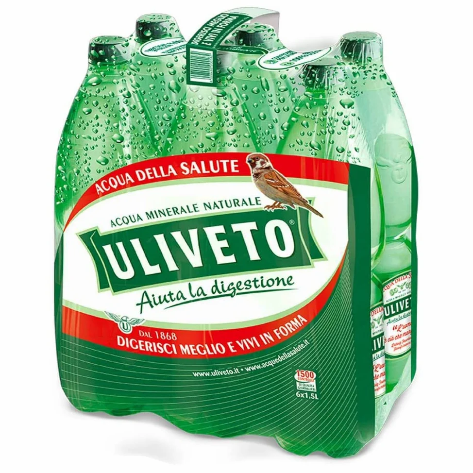 Uliveto Acqua Effervescente 24 Bottiglie da 1.5 Litri