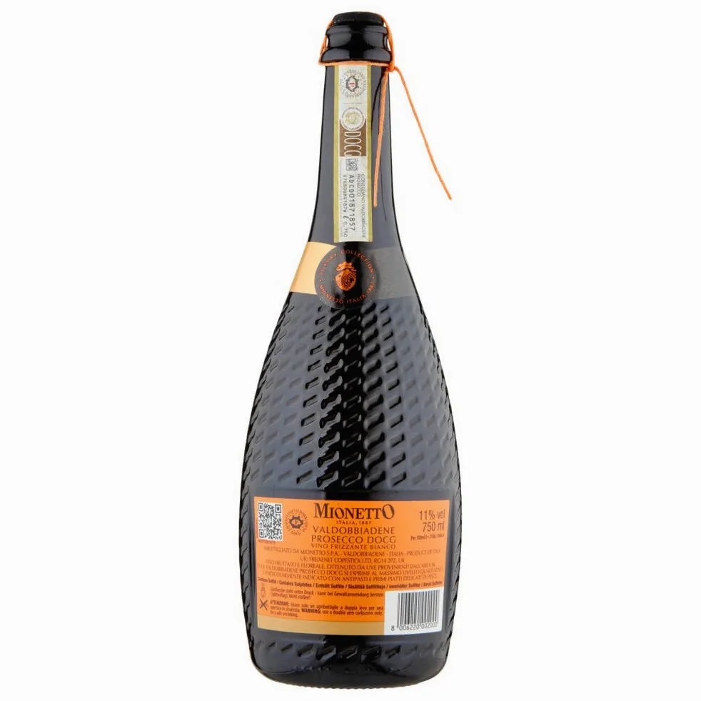 Mionetto Prosecco SPAGO Valdobbiadene Extra Dry DOCG LUXURY [ 6 Bottiglie x 750ml ]