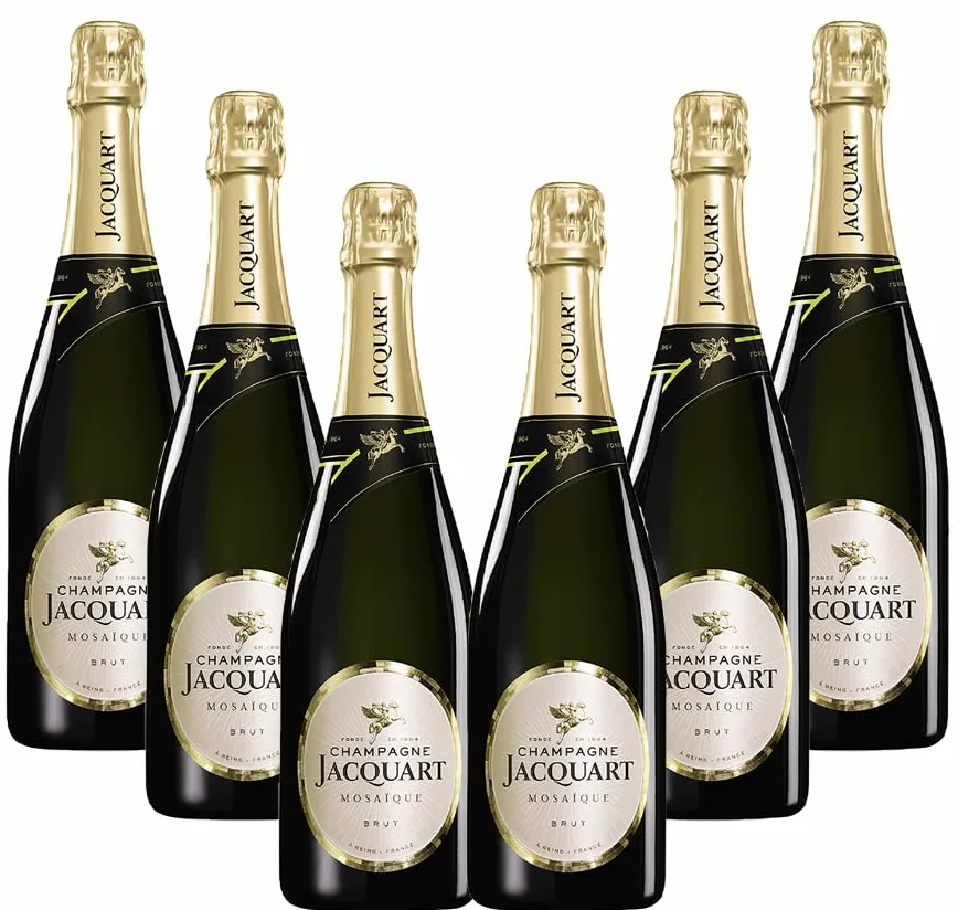 Jacquart Brut Mosaique - Cassa di 6 bottiglie di 75 cl - Champagne