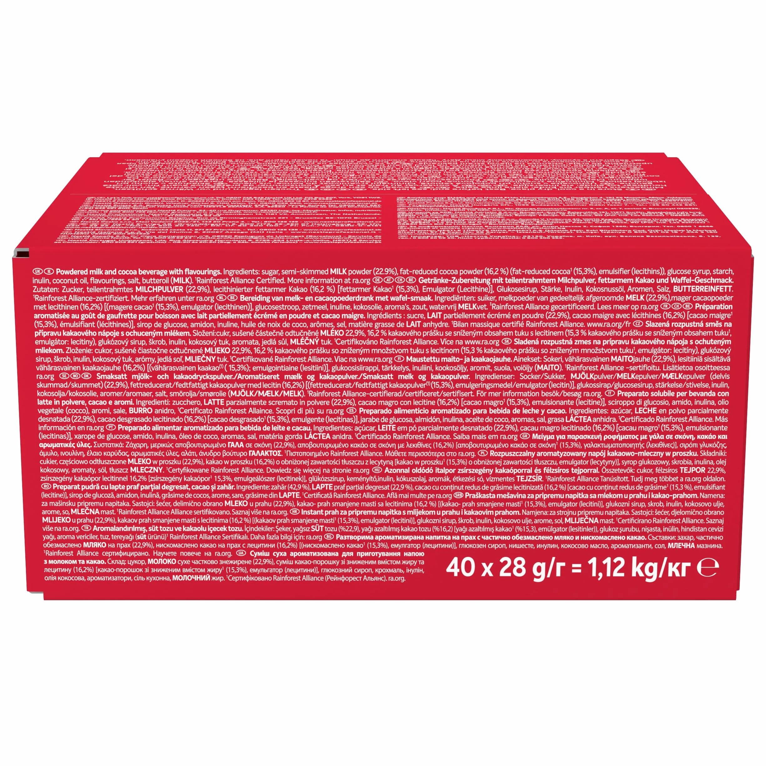KitKat Bevanda con cacao solubile, 40 bustine da 28g (1120g)