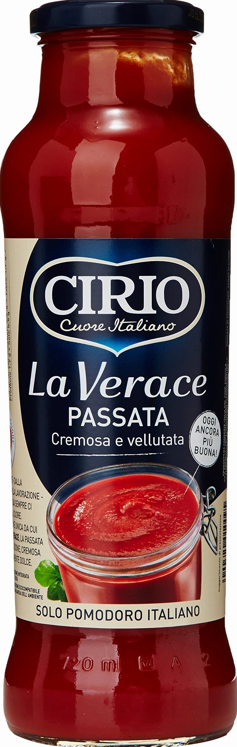 Cirio - Passata La Verace - 6 bottiglie da 700 g [4200 g]